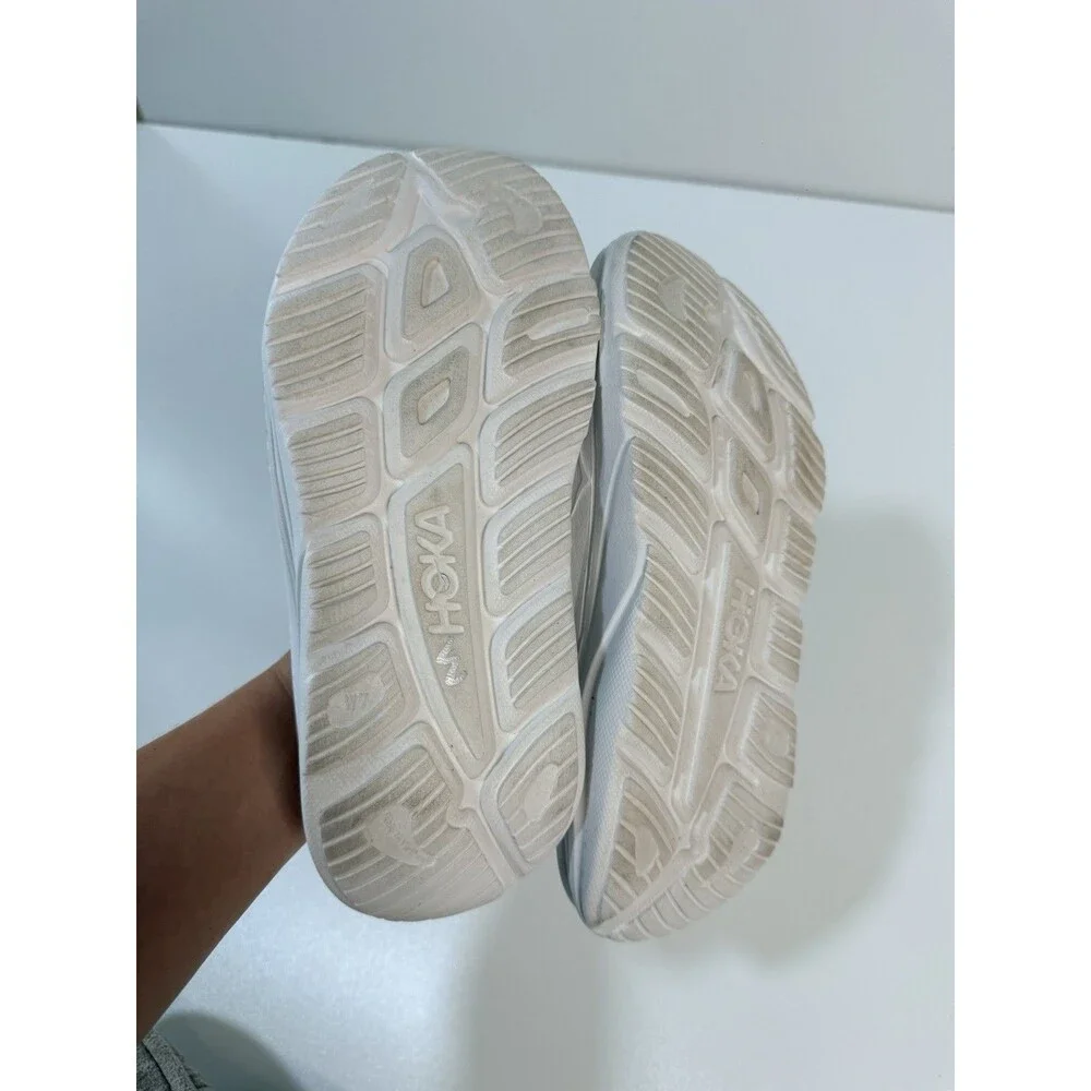 Hoka Ora Recovery Slide 3 White Cushioned Athletic Sandals Unisex Women 7